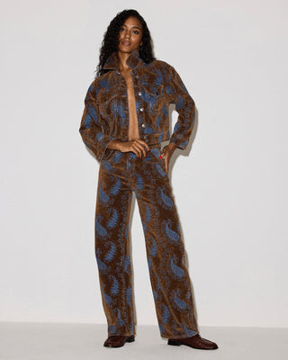 Steve Madden The Sydnee Jean Teal Paisley | Steve Madden (US)