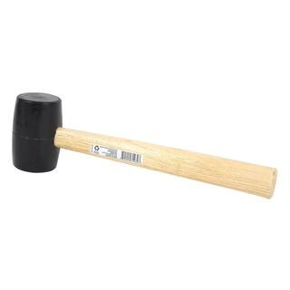 16 oz. Black Head Rubber Mallet | The Home Depot
