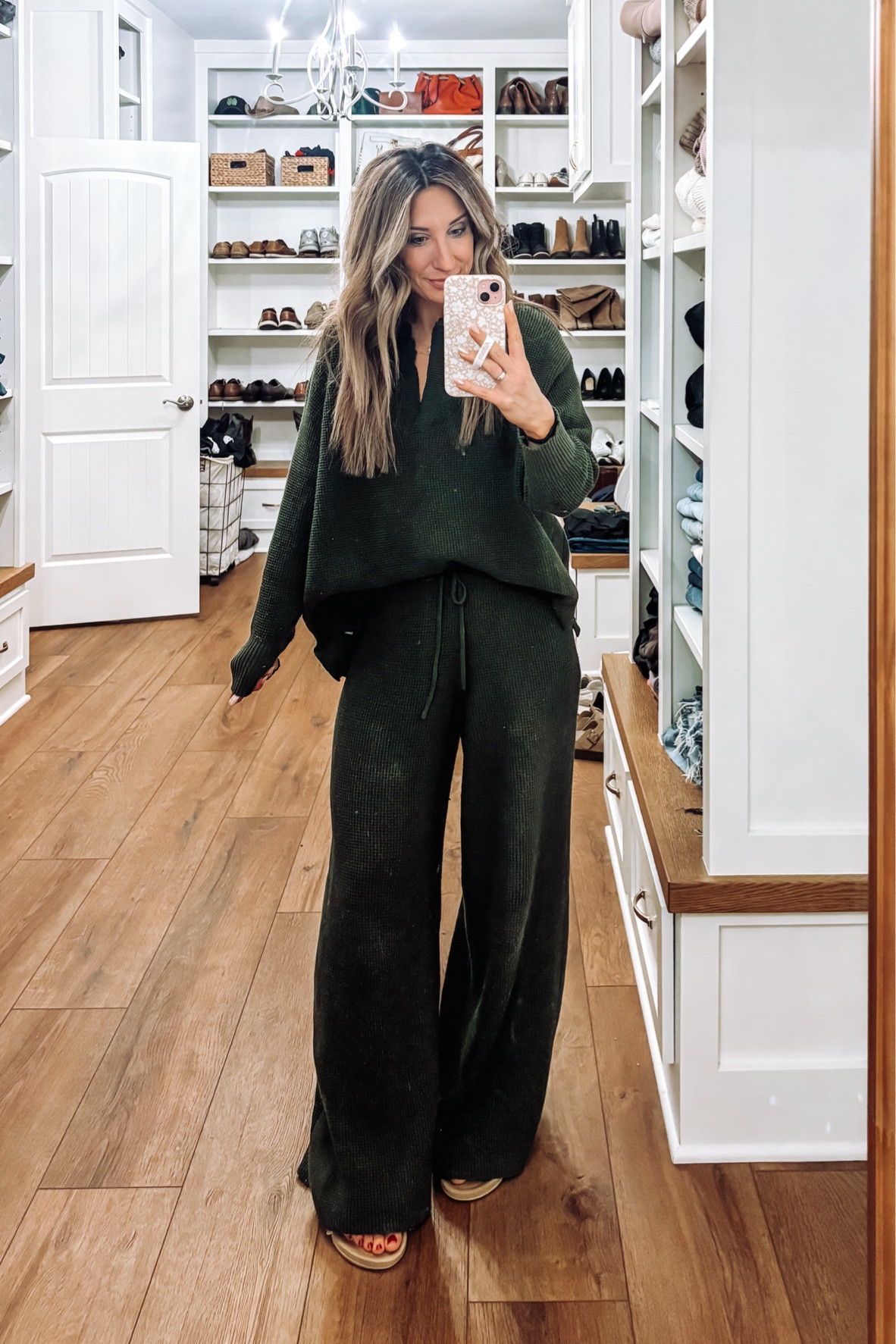 Elevated loungewear must have!! Can mix and match the top and bottoms! Wearing a medium, but could have done a small. 

#LTKFindsUnder50 #LTKHome #LTKActive