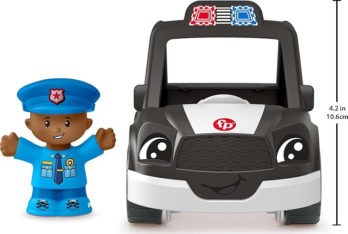 Fisher-Price Little People Toddler Toys Police Car Push-Along Vehicle & Figure for Pretend Play P... | Amazon (CA)