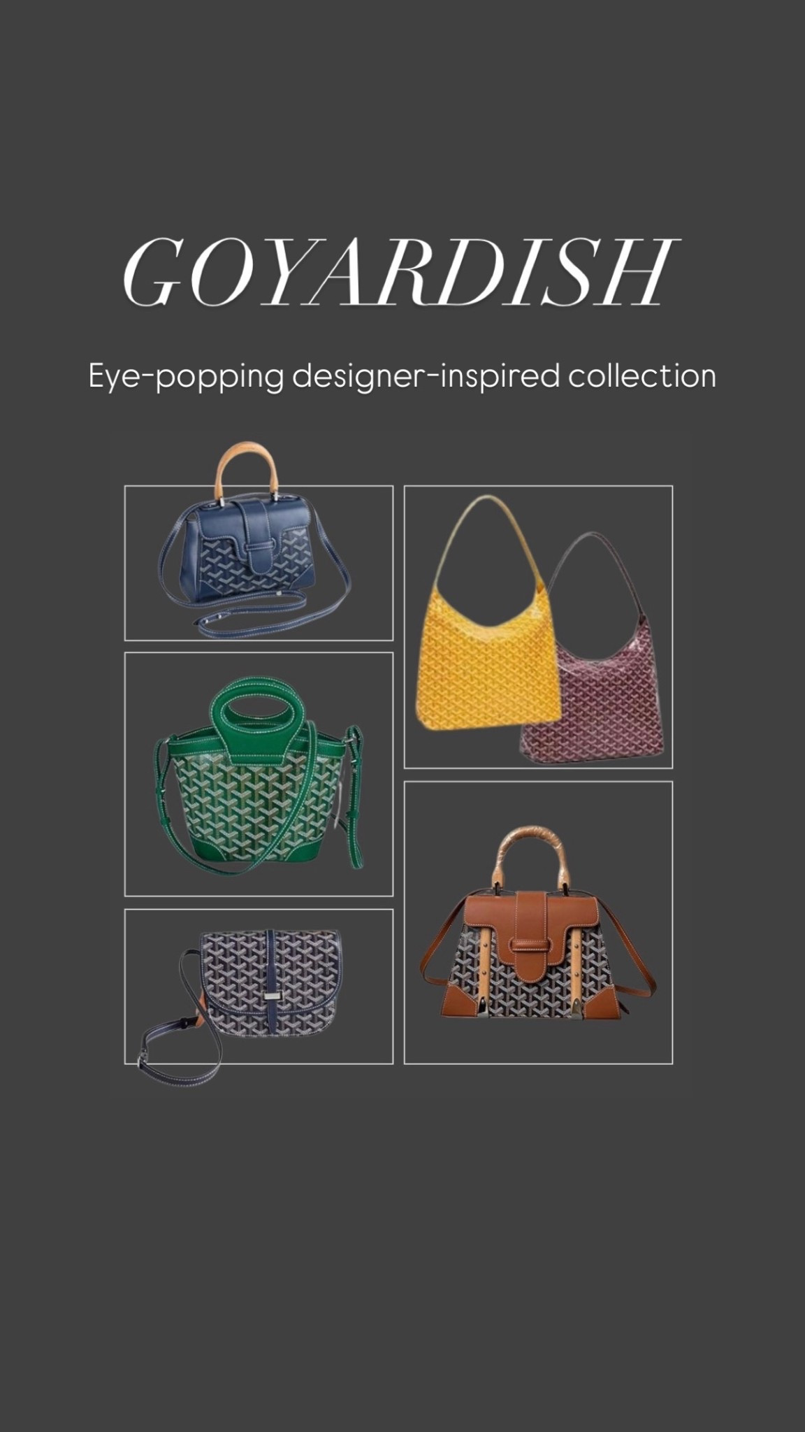 If you’re a fan of Goyard handbags, purses, and totes - then you might want to check out this incredible, designer-inspired collection on Amazon. If they are still available, they will be linked in my designer-ish idea list linked below 💎 #designerbag #lookforless #goyard (ad)

#LTKootd
