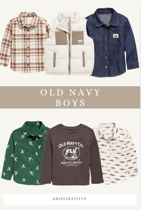 Old navy boys outdoors