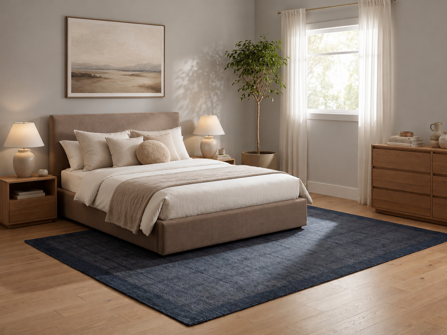 Surya-Munchen-913888-Navy Blue, Indigo, Blue (MUH-2303) | Rugs Direct