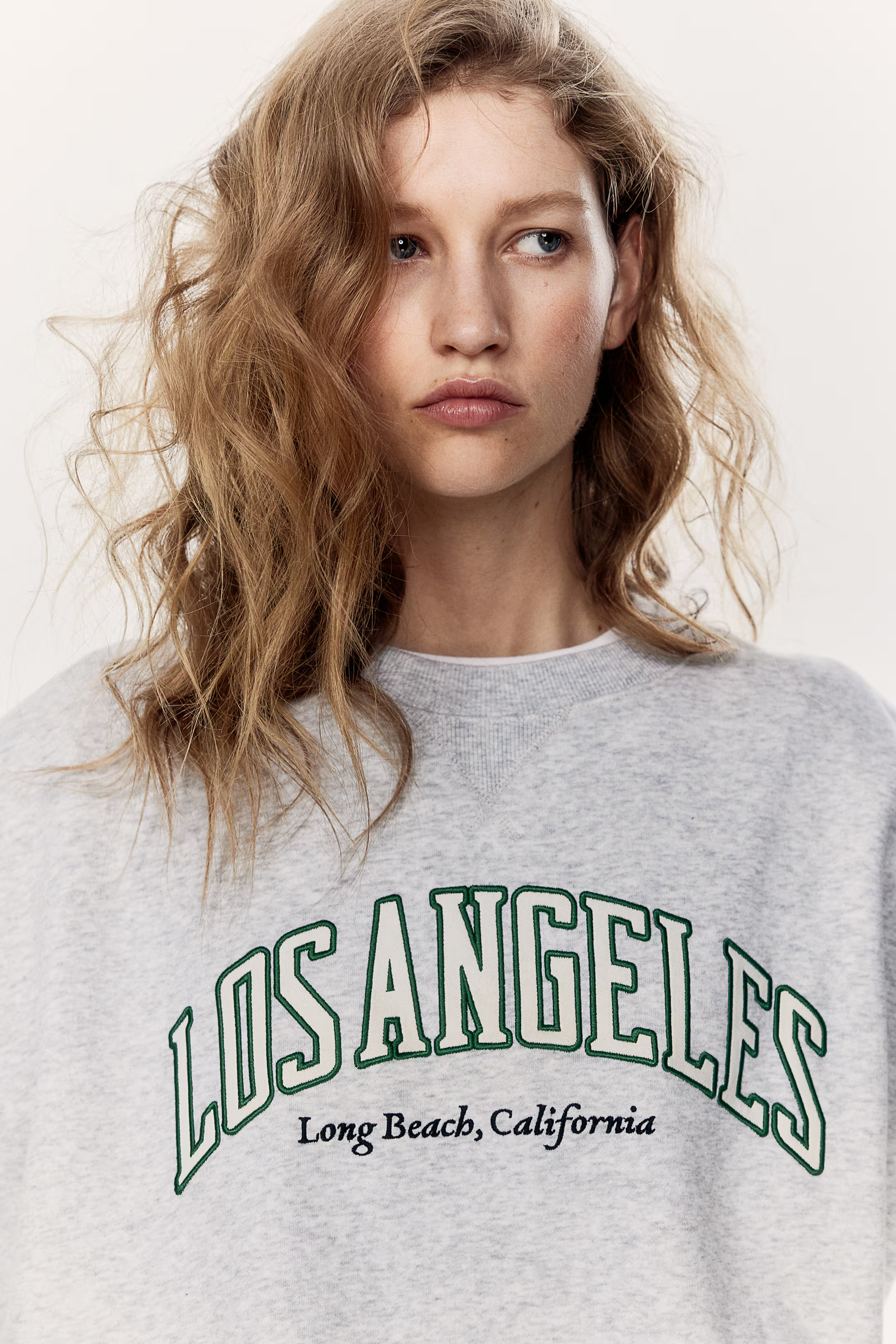 Text-motif sweatshirt | H&M (UK, MY, IN, SG, PH, TW, HK)