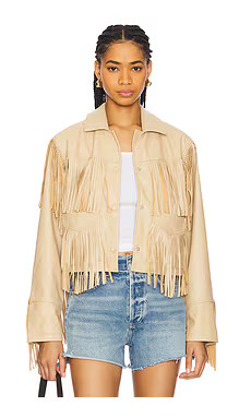Steve Madden Halia Jacket in Tan from Revolve.com | Revolve Clothing (Global)