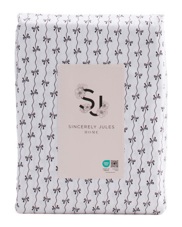 Ditsy Bow Sheet Set | Polyester | Marshalls