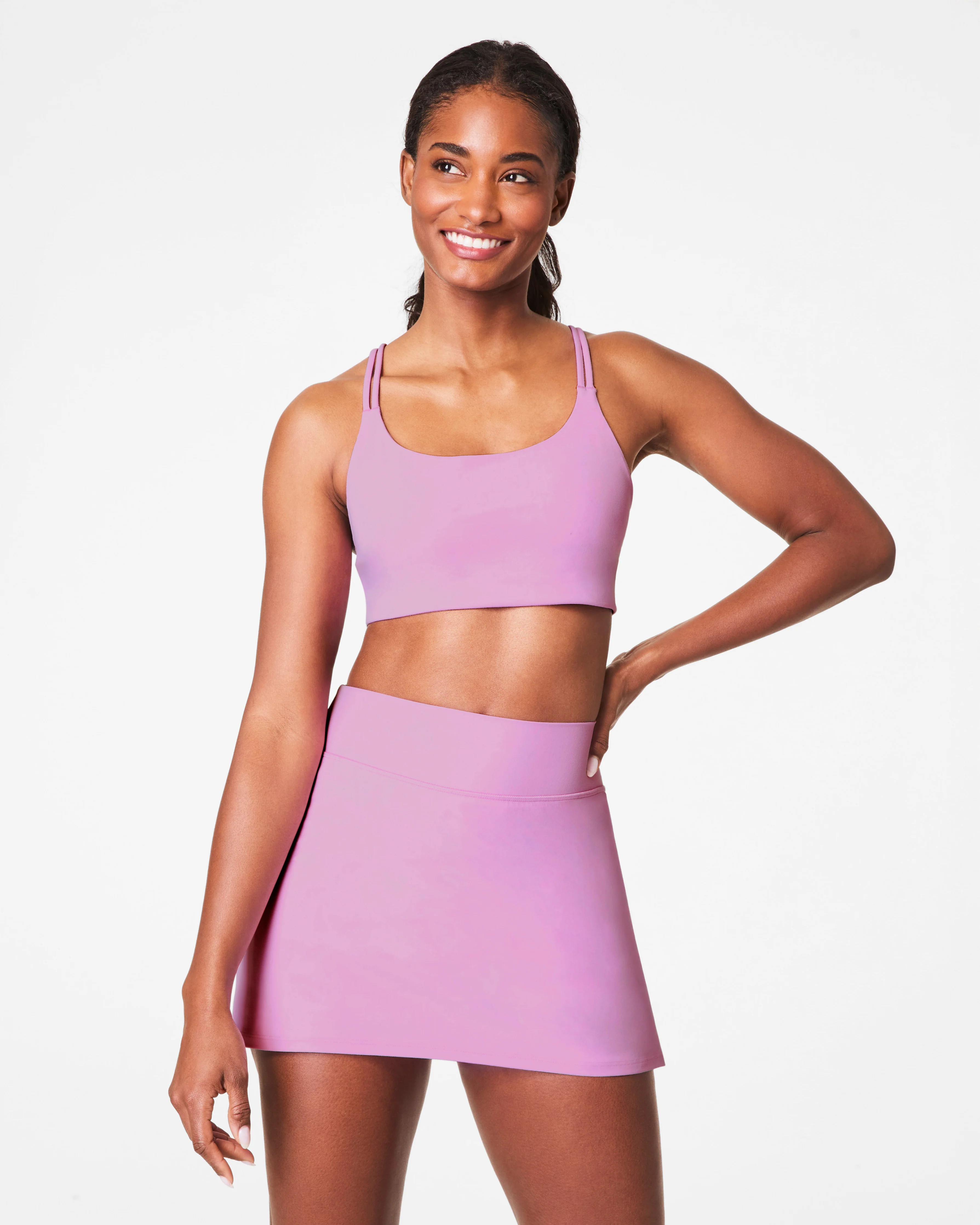 Spanx Women's SPANXsmooth OnForm Low Impact Sports Bra in Petunia | Spanx
