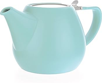 Tealyra - Jove Porcelain Large Teapot Turquoise - 34.0-ounce (3-4 cups) - Japanese Made - Stainle... | Amazon (US)