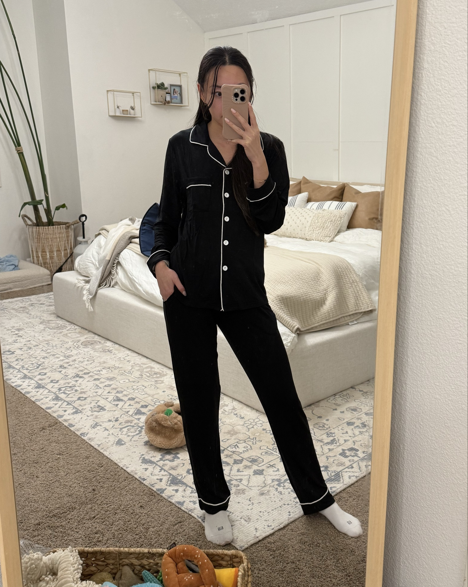 Silky soft PJs for under $30! 🖤