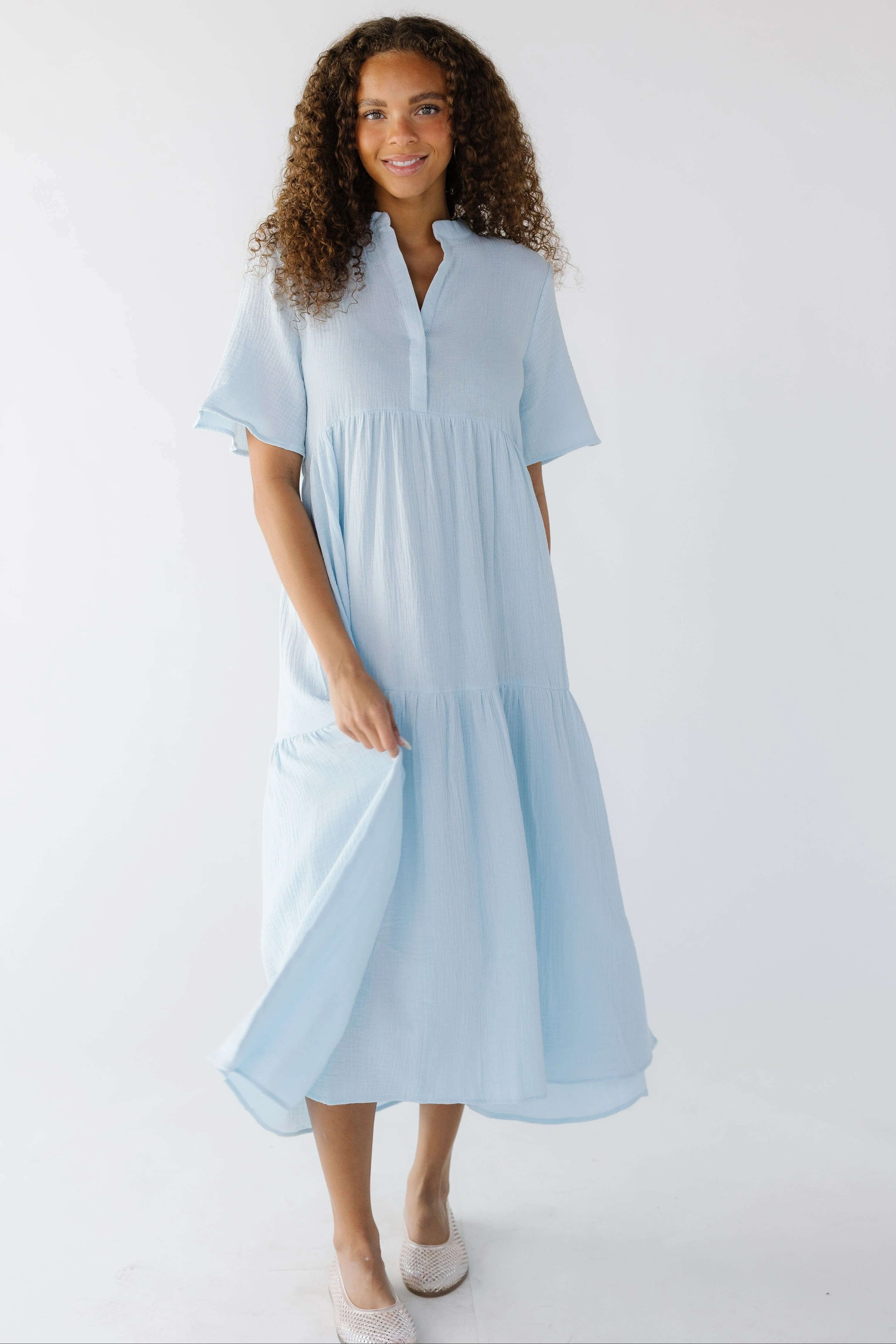 Brass & Roe Modest Pondering Gauze Dress | Called To Surf