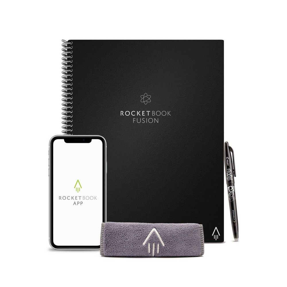 Fusion Smart Reusable Notebook 7 Page Styles 42 Pages 8.5""x11"" Letter Size Eco-Friendly Notebook B | Target