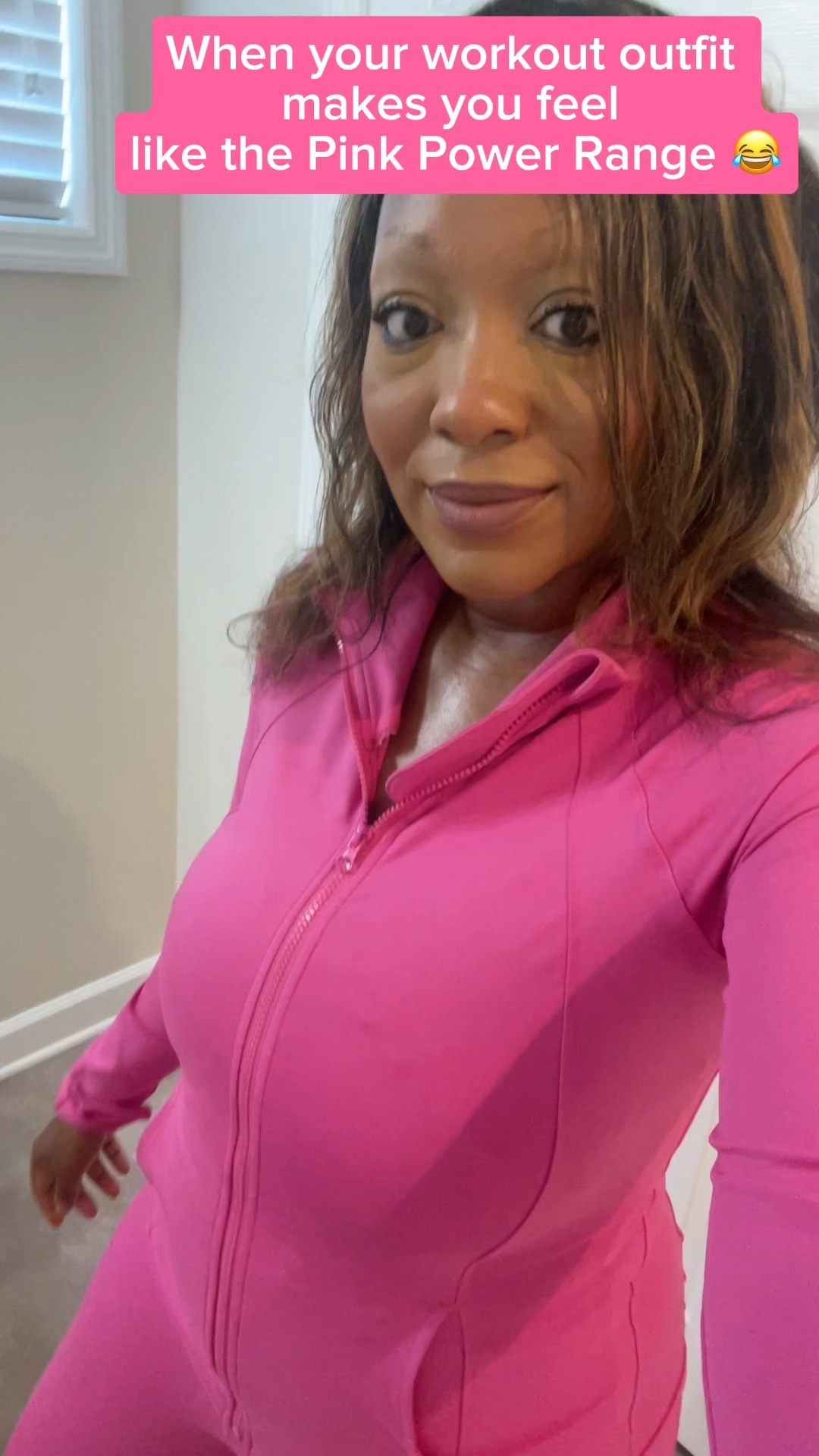 I love this workout set! It’s comfortable and when I wear it I feel ready to workout, walk, jump rope or just move my body. And I also think I feel like the Pink Power Ranger wearing it lol 😂 my sister and I used to argue about which of us could pretend to be her lol #workout #90’skids #workoutsets#workoutoutfitinspo #powerrangers #pinkpowerranger #workoutclothes #homemakers #homemaker #momlife #moms #homemakersoftiktok #momsoftiktok 

#LTKfitness