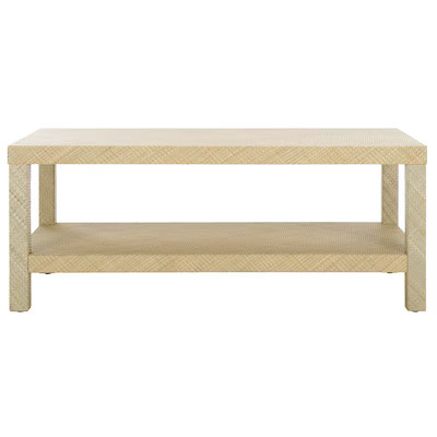 Safavieh Nc Coating Rattan Casual Coffee Table | Lowe's