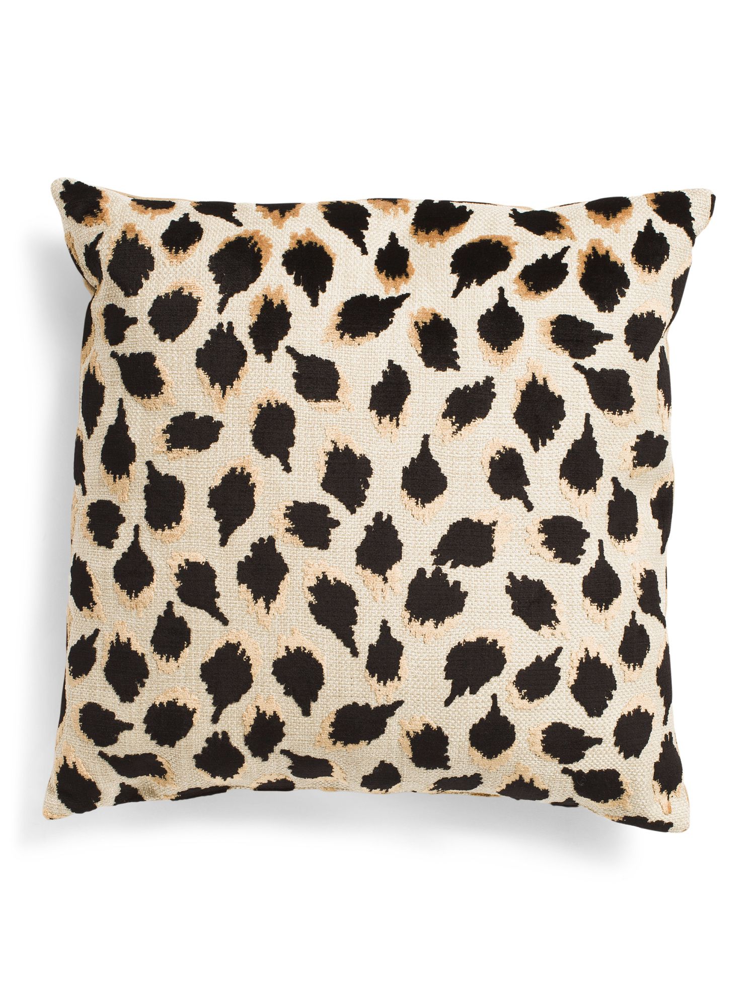 Made In Usa 22x22 Velvet And Linen Look Animal Pattern Pillow | Home | Marshalls | Marshalls