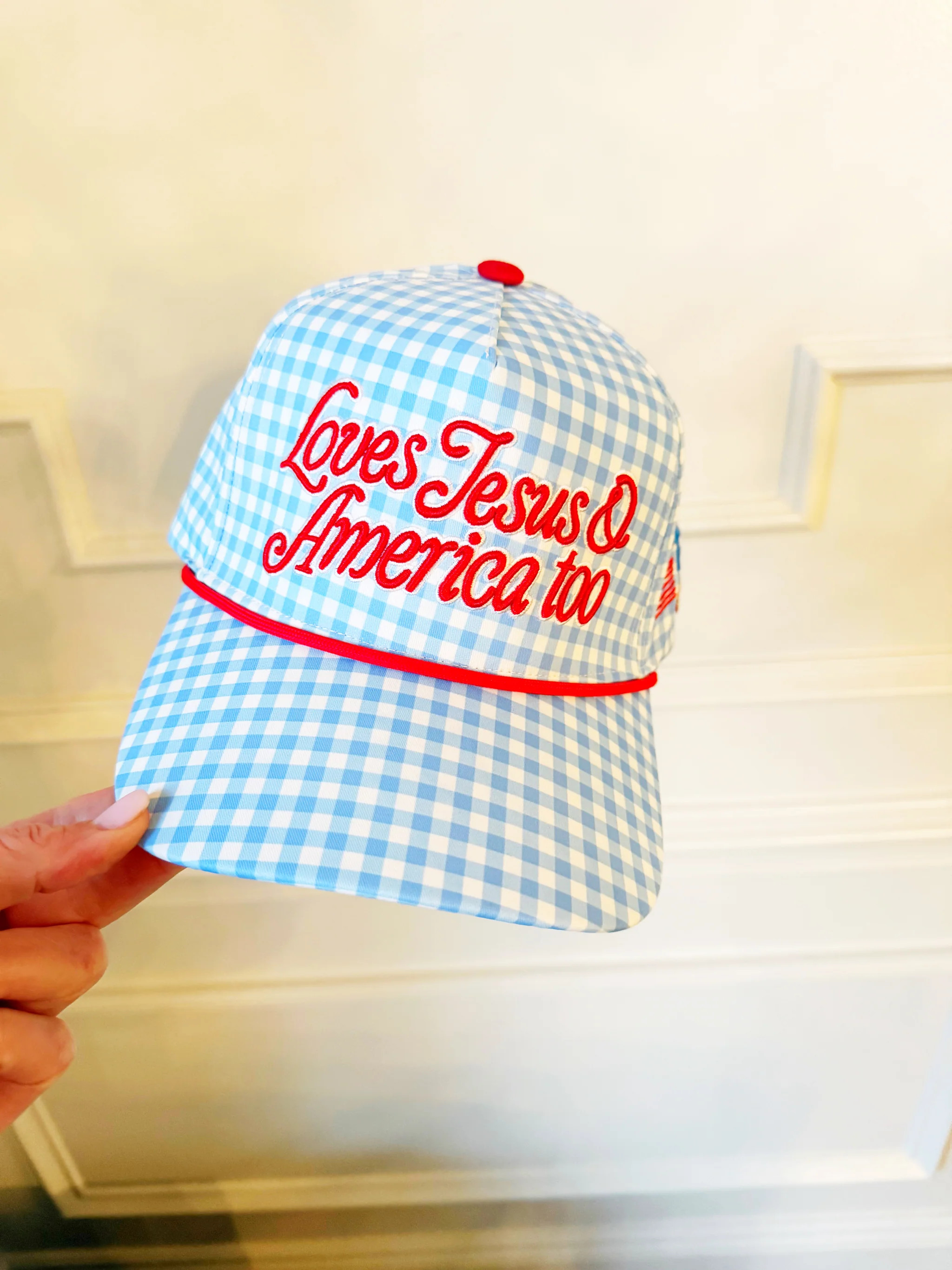 Loves Jesus & America Too Hat- Pre Order | Poppy & Pine