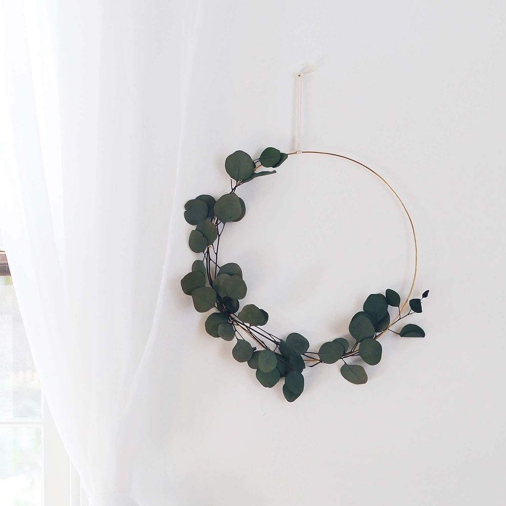 Pauline Stanley Studio Modern Eucalyptus Wreath | West Elm (US)