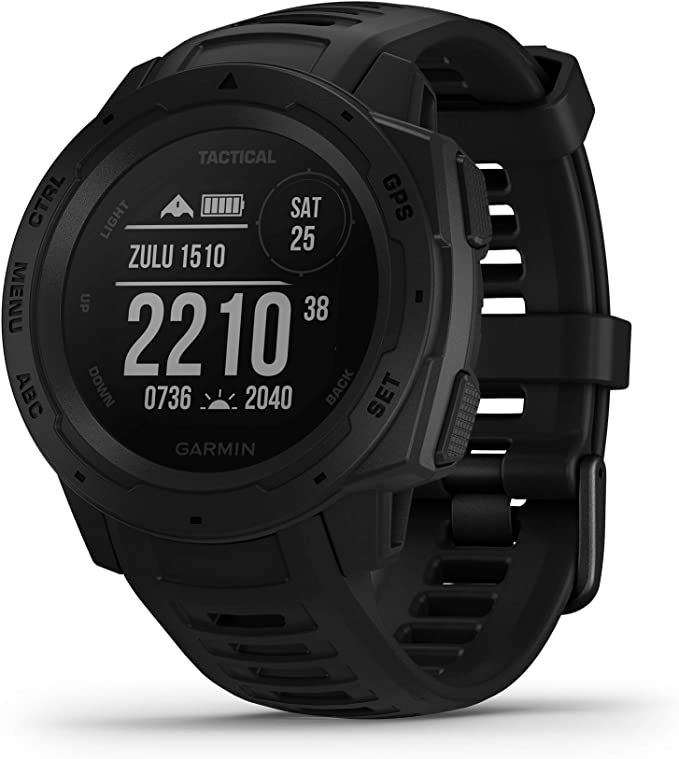 Garmin Instinct Tactical, Rugged GPS Watch, Tactical Specific Features, Constructed to U.S. Milit... | Amazon (US)