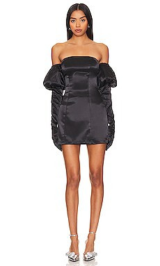 MORE TO COME Eva Strapless Dress in Black from Revolve.com | Revolve Clothing (Global)