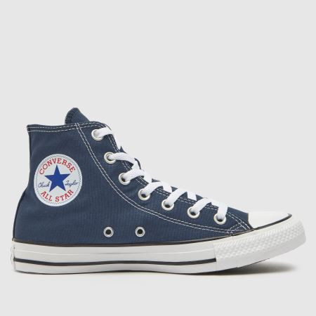 Womens Navy Converse All Star Hi Trainers | schuh | Schuh