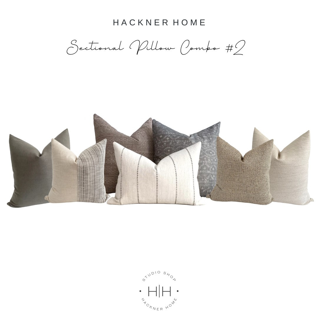 Sectional Pillow Combo #2 | Hackner Home (US)