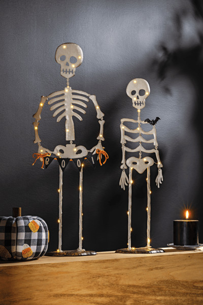 Large Light Up Skeleton Sitter | Mud Pie