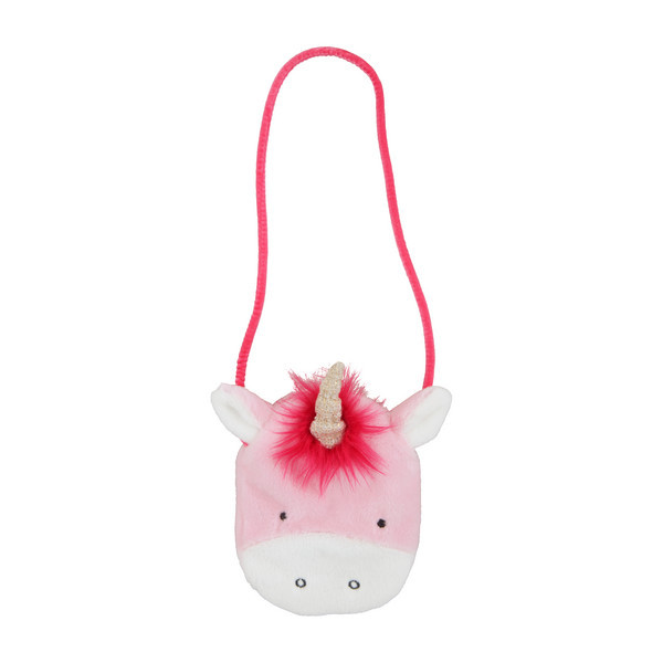Mud Pie Kids Girl's Unicorn Light-Up Purse in White | Felt | Mud Pie