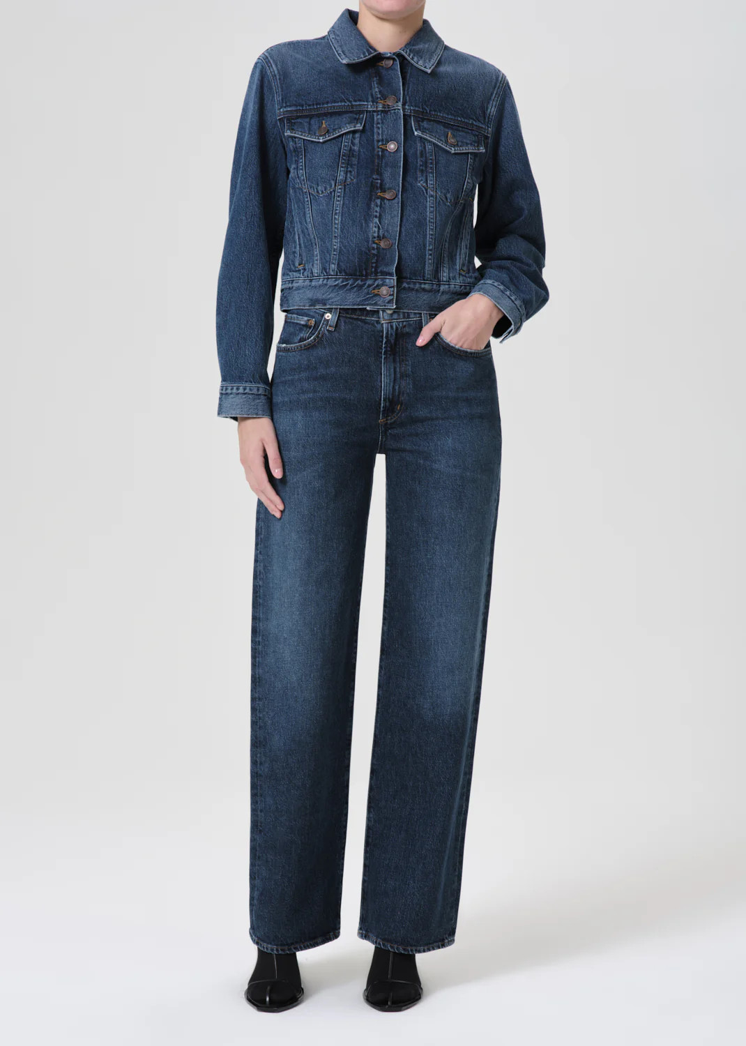 Harper Straight Jean (Stretch) in Tempo | AGOLDE