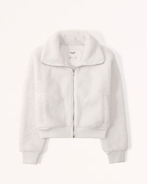 Sherpa Mockneck Full-Zip | Abercrombie & Fitch (US)