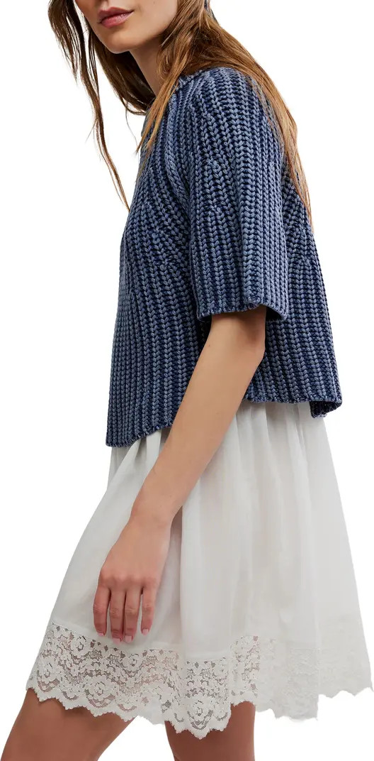 Amy Short Sleeve Cotton Sweater | Nordstrom