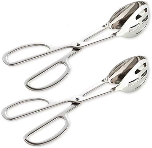 KEBE 2-PACK Serving Tongs for Cooking Buffet Party Catering, Thickening Food Serving Cake Bread K... | Amazon (US)