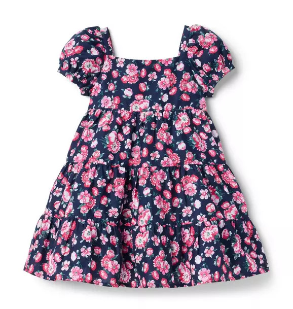 Floral Puff Sleeve Dress | Janie and Jack
