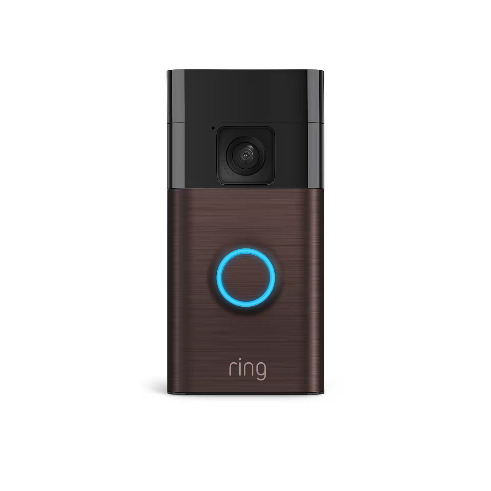 Ring - Battery Doorbell Smart Wifi Video Doorbell - Battery-Powered with Head-to-Toe Video, Live View, and Two-Way Talk - Venetian Bronze | Best Buy U.S.