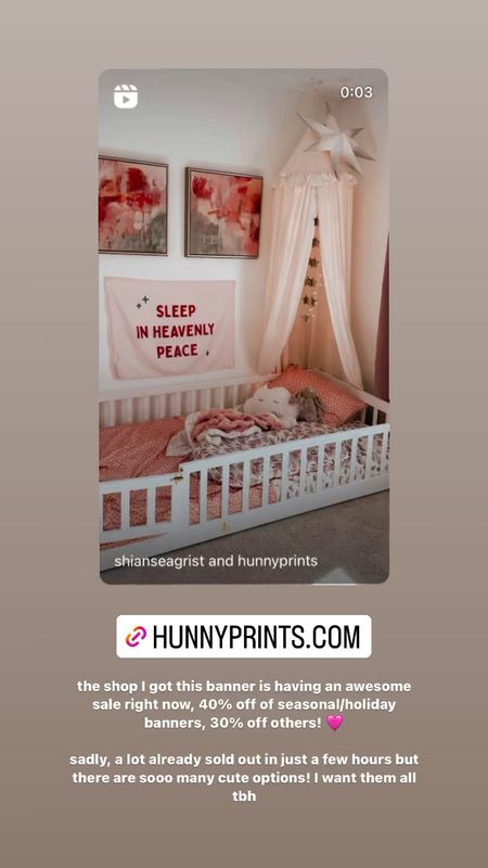 40% off holiday/seasonal banners at Hunny Prints! 30% off all others!!
Hunny Prints Black Friday sale #HunnyPrints 

#LTKCyberWeek #LTKHoliday #LTKkids