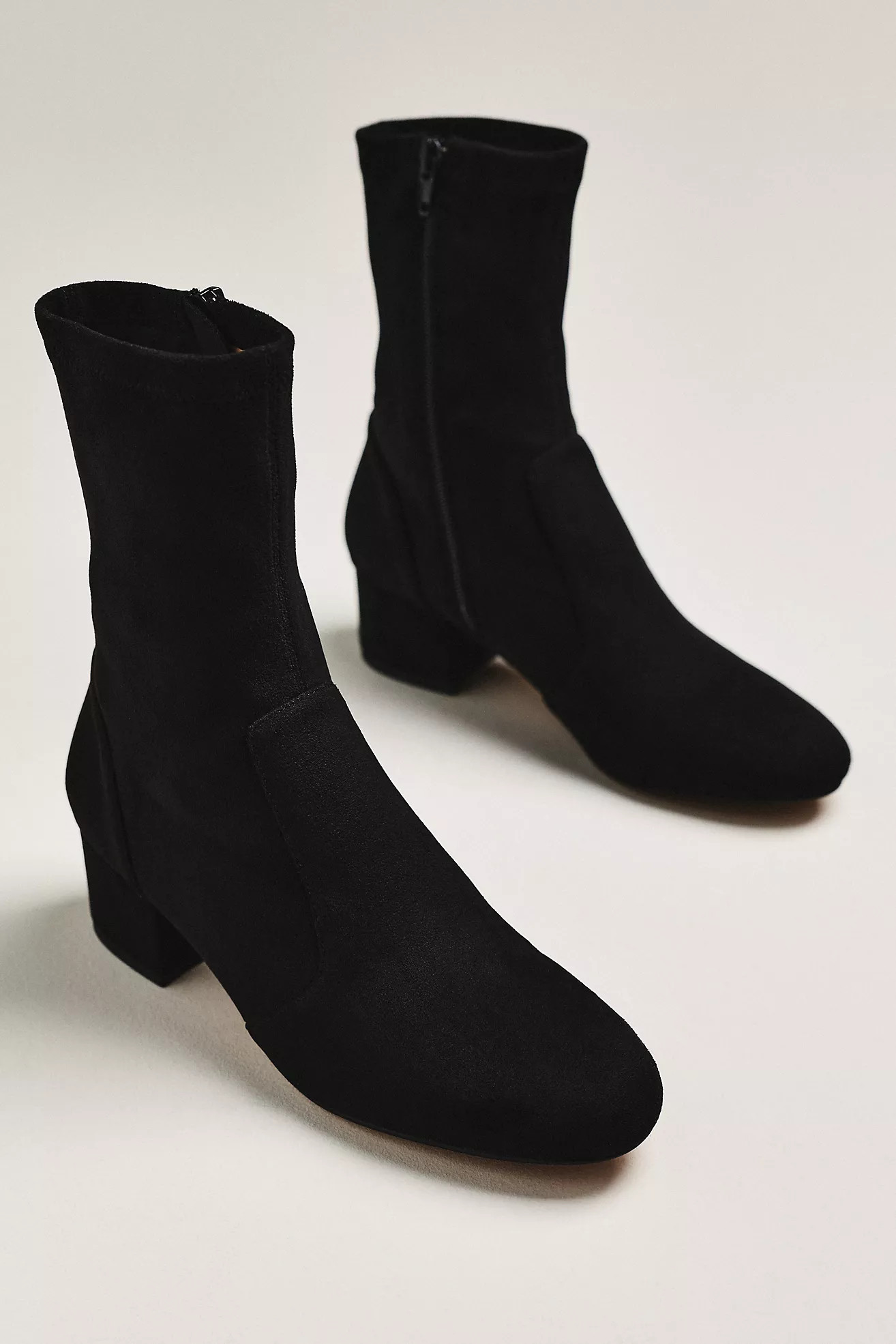 Silent D Block-Heel Ankle Boots | Anthropologie (US)