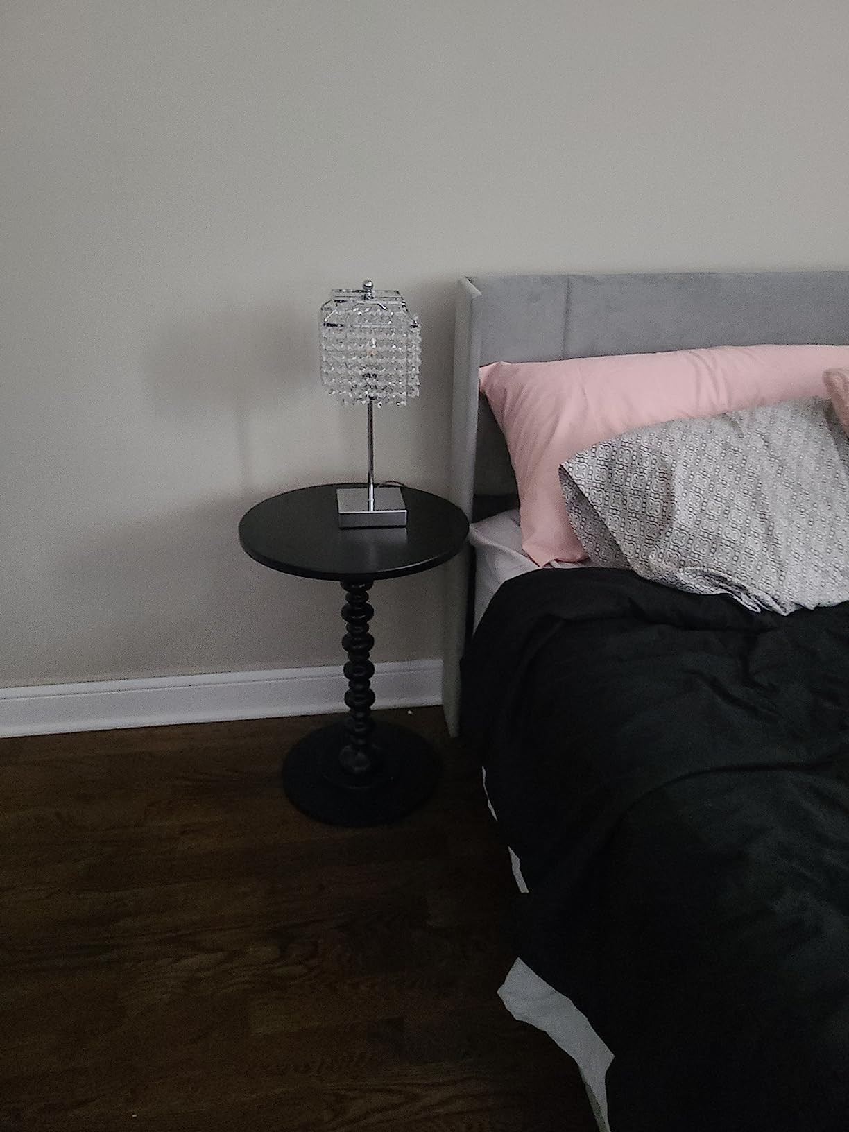 Convenience Concepts Palm Beach Spindle Table, Black, 17.75 in x 17.75 in x 24 in | Amazon (US)