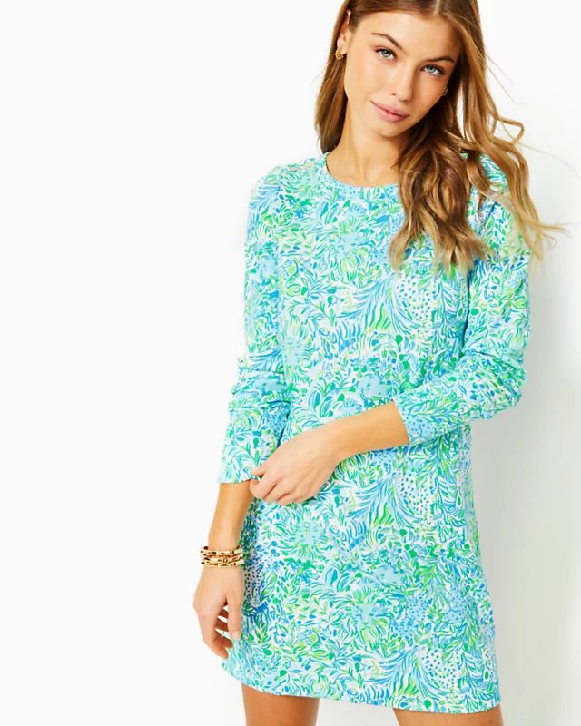 Kenley Cotton Crew Neck Dress | Lilly Pulitzer | Lilly Pulitzer