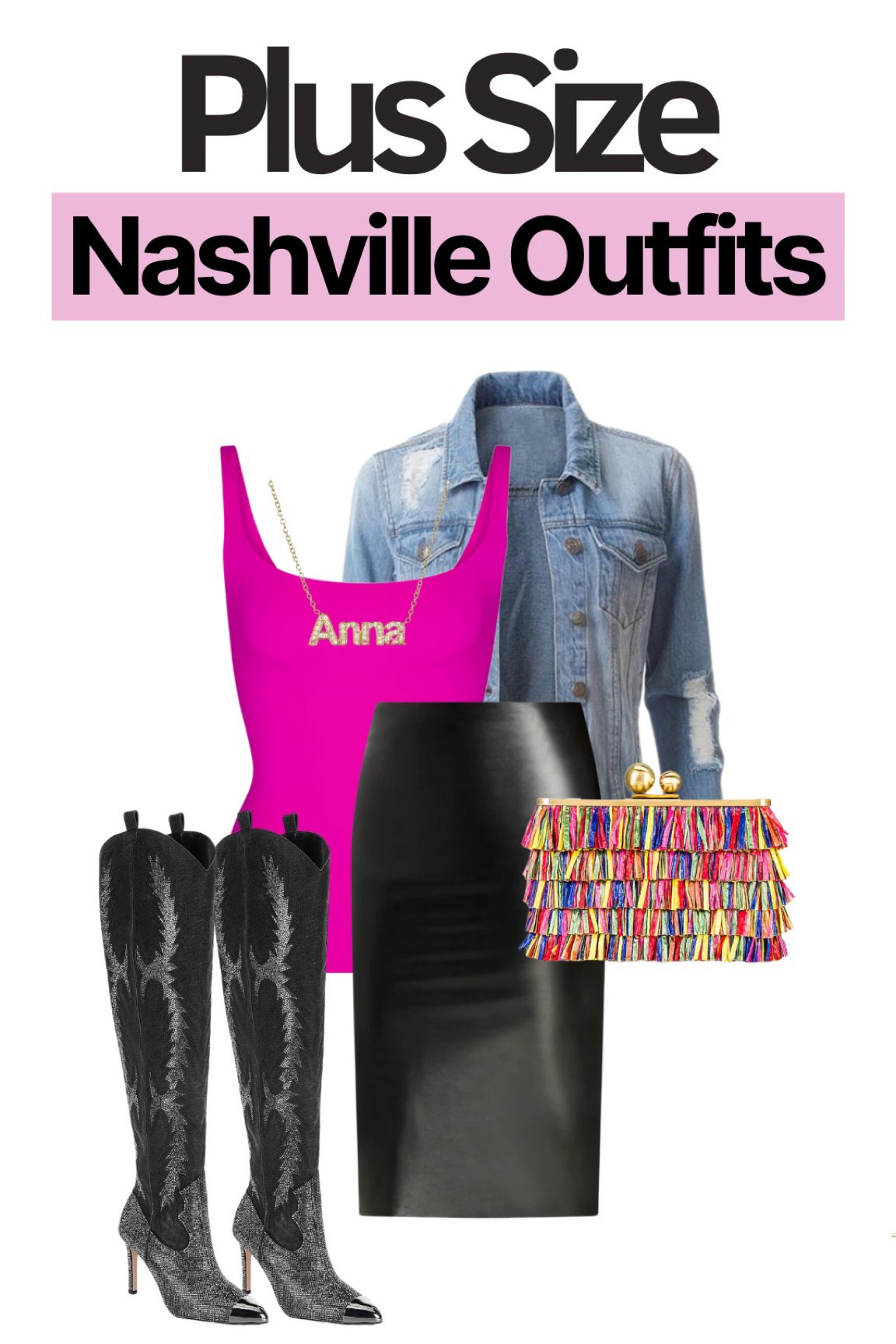 Are you ready to rock the town of Nashville with a unique and stylish look? Whether you're looking for plus size Nashville party outfits, plus size Canada fashion, or the perfect plus size leather skirt and wide width cowboy boots, you're sure to find something that speaks to your sassy spirit. Shop the look and show up to your next event looking your best! 

#LTKcurves #LTKsalealert #LTKstyletip