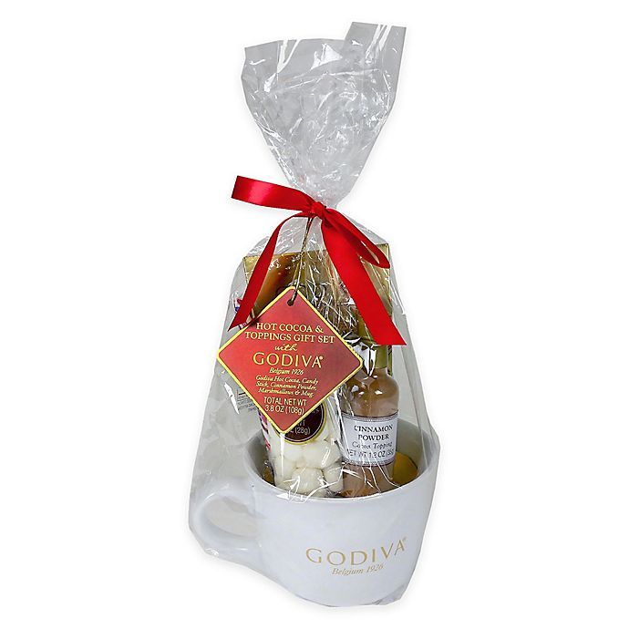 Godiva® Hot Cocoa and Toppings Mug Gift Set | Bed Bath & Beyond