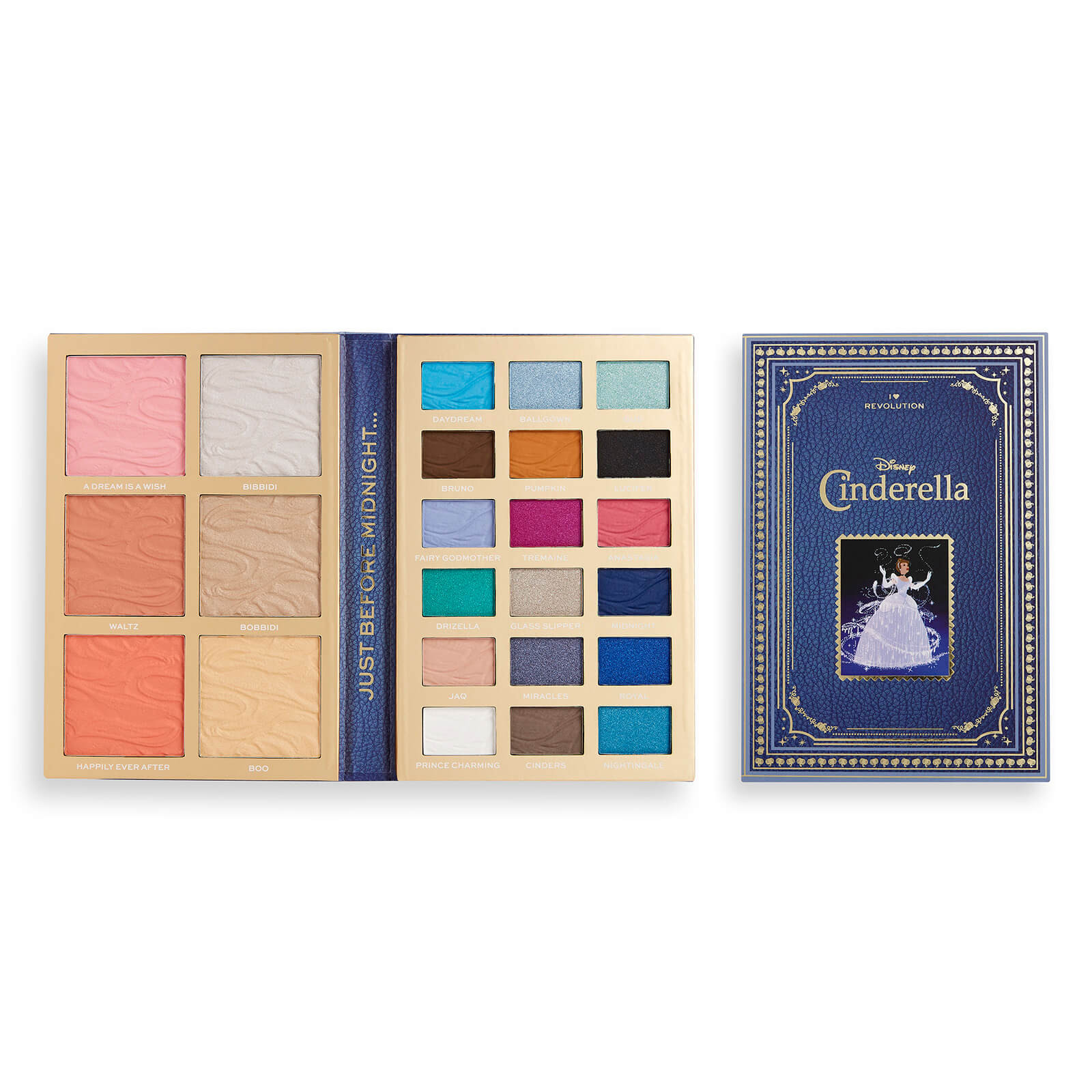 I Heart Revolution X Disney Storybook Palette Cinderella | Revolution Beauty US