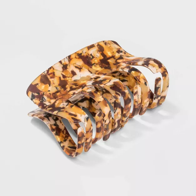 Matte Speckled Claw Hair Clip - Universal Thread™ Light Purple | Target