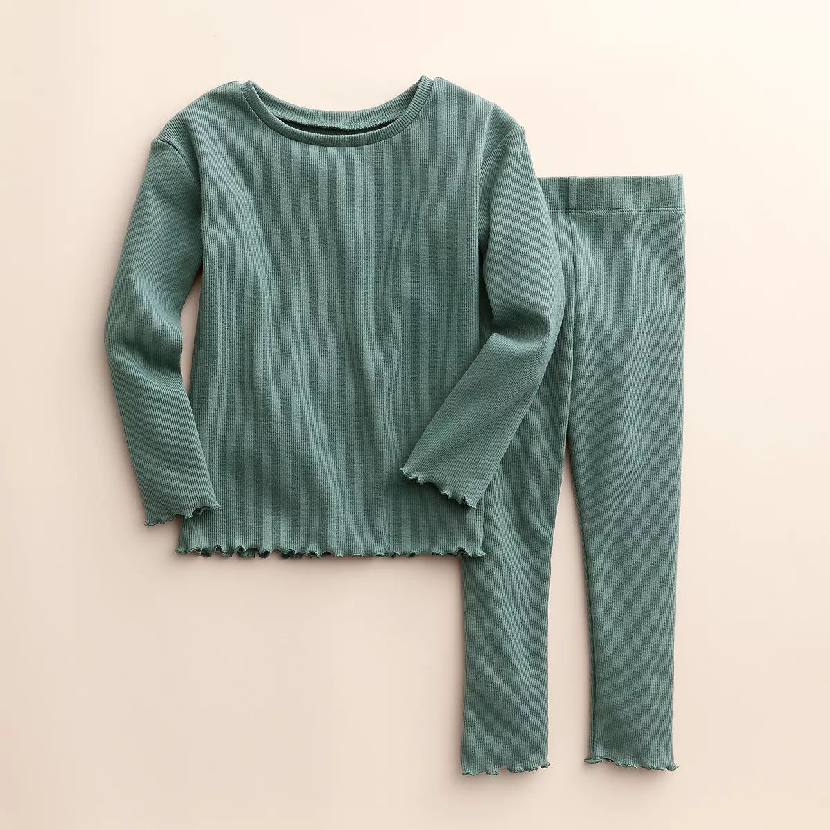 Baby & Toddler Little Co. by Lauren Conrad Lettuce-Edge Top & Pants Set | Kohl's