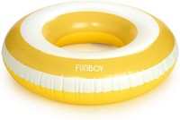 Click for more info about FUNBOY Giant Inflatable Mellow Yellow Tube Float, Luxury Raft, Perfect for a Summer Pool Party