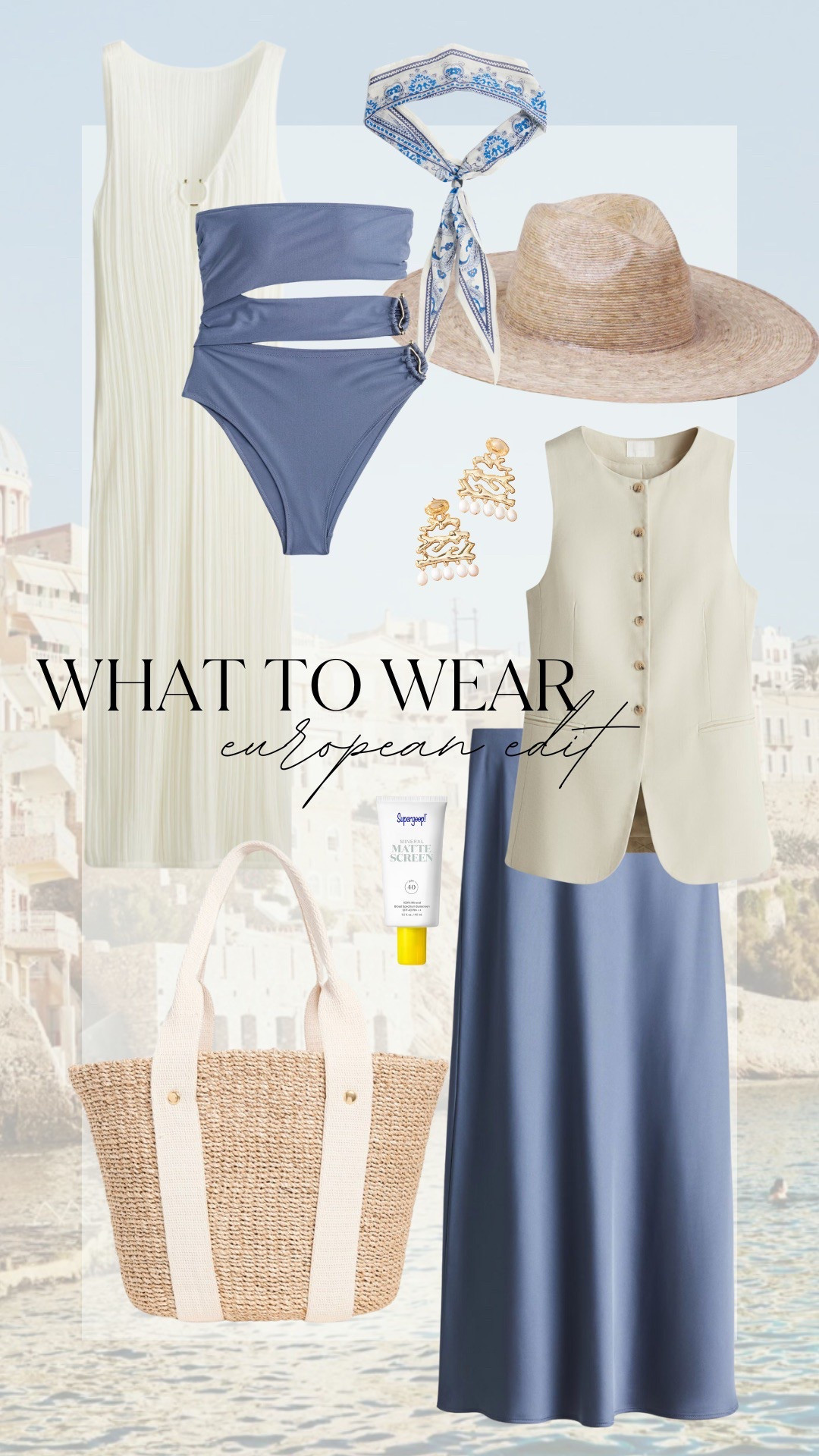 These are some pieces I would wear to Europe this spring or summer! I love the combination of whites and blues! 

Loverly Grey, travel outfits, vacation outfits, European vacation 

#LTKSeasonal #LTKTravel #LTKSwim