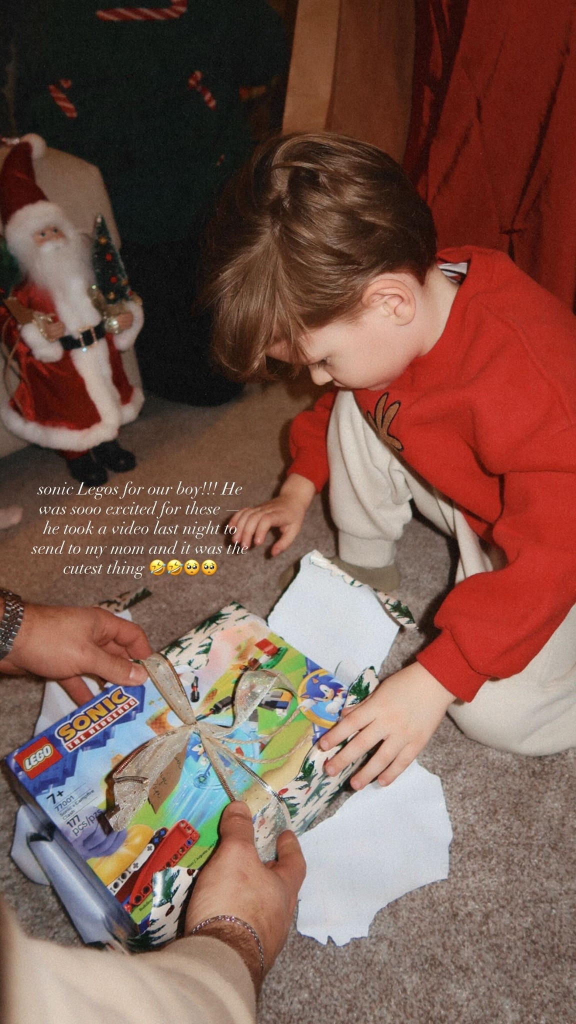 sonic Legos for our boy!!! He was sooo excited for these — he took a video last night to send to my mom and it was the cutest thing 🤣🤣🥺🥺 @vcampbellphoto