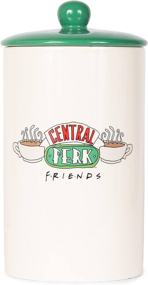 Friends the TV Show Friends Central Perk Dog Treat Jar | 10" x 5" Ceramic Dog Treat Jar with Lid,... | Amazon (CA)