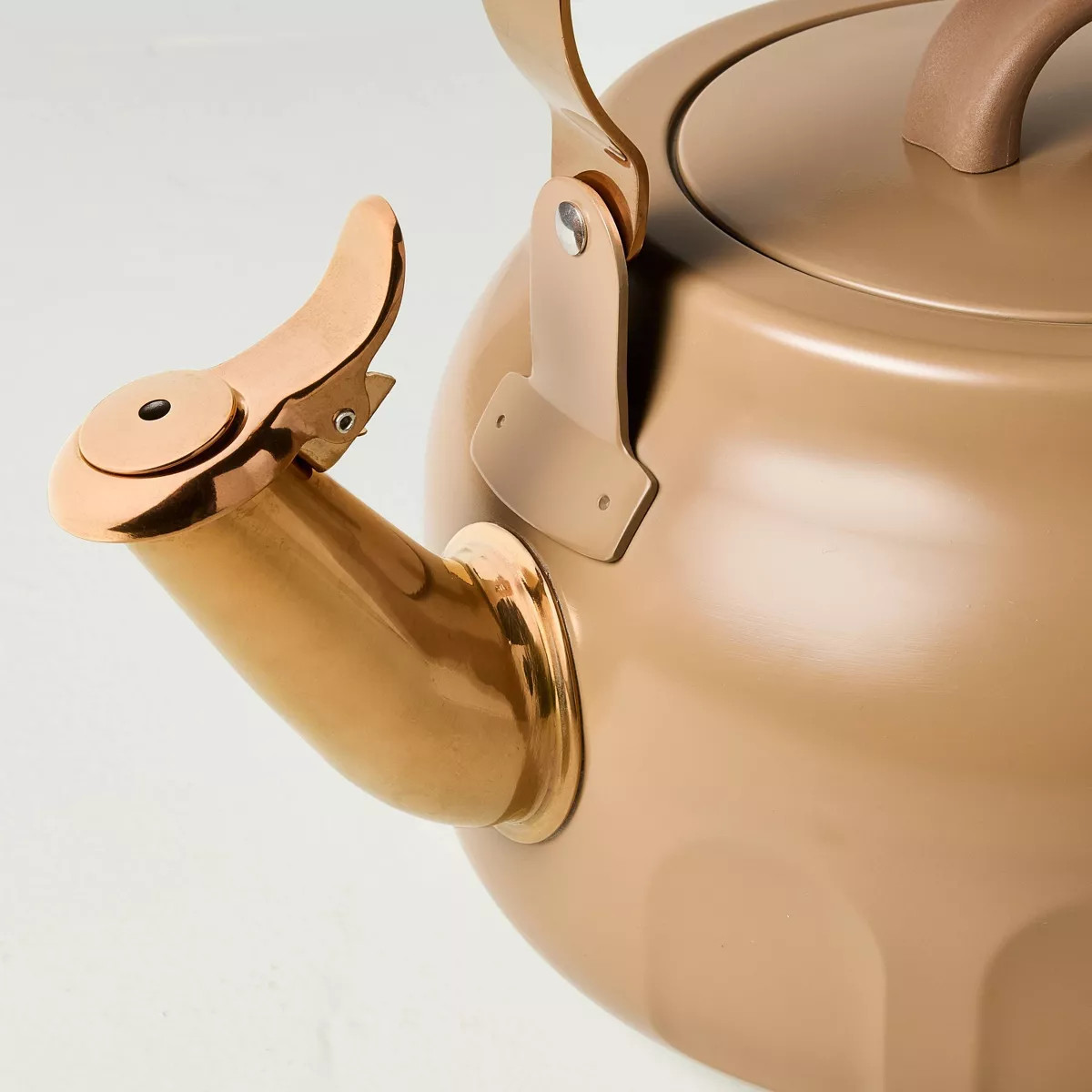 Teapot with Copper Accents Tan - Hearth & Hand™ with Magnolia | Target