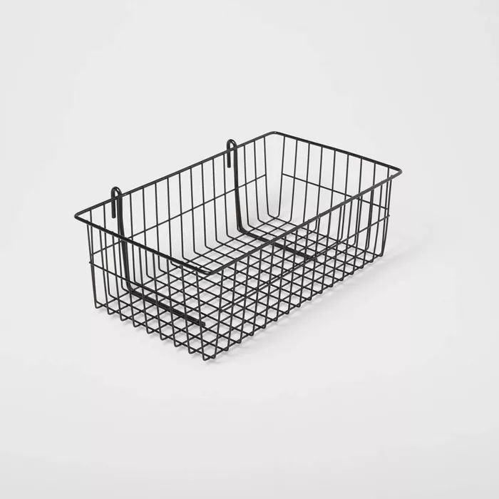 Wire Hanging Basket Black - Brightroom™ | Target