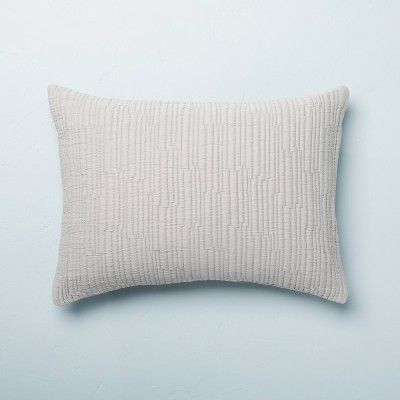 Solid Texture Matelassé Pillow Sham - Hearth & Hand™ with Magnolia | Target
