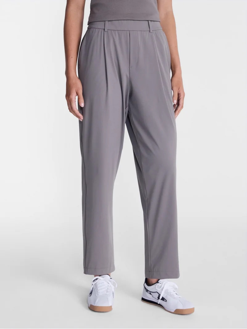 Avia Women's and Women's Plus Tapered Interlock Trousers, 27" Inseam, Sizes XS-4X | Walmart (US)