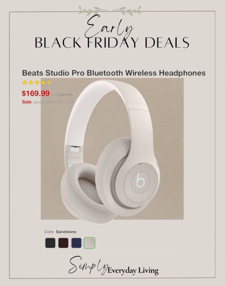Early Black Friday deal on Target. Beats sale 

#LTKHoliday #LTKCyberWeek #LTKGiftGuide